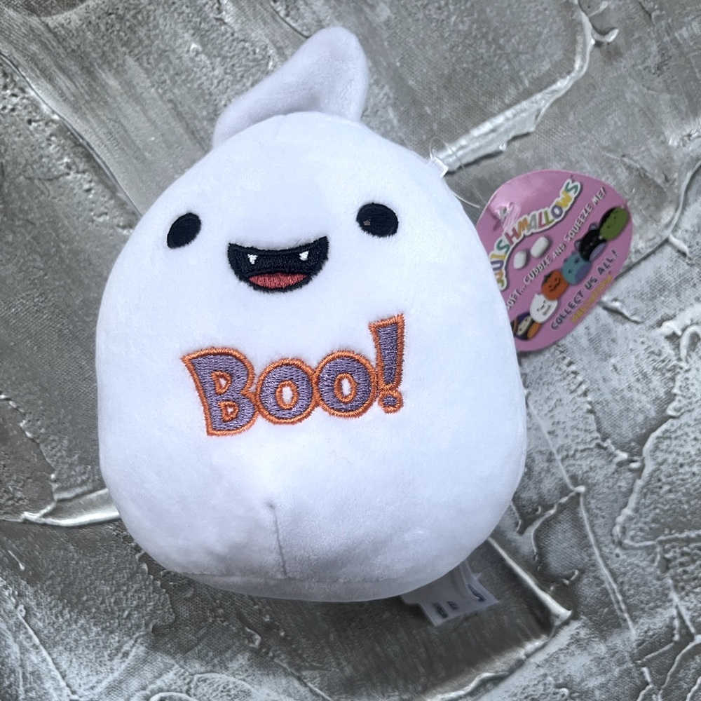 NEW With Tags 5in "Grace the Ghost" Kellytoy Squishmallow Plush Halloween